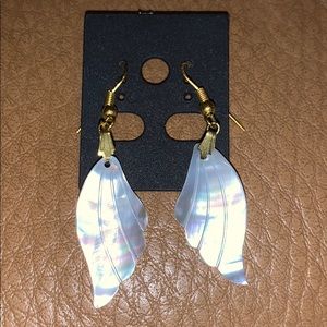 Shell Angel Wing Earrings